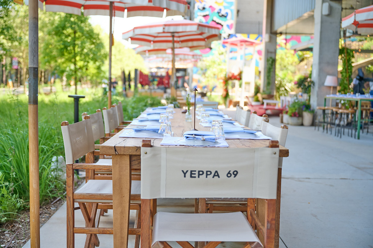 Patio seating at Yeppa & Co. | Photo by Jameson Austin