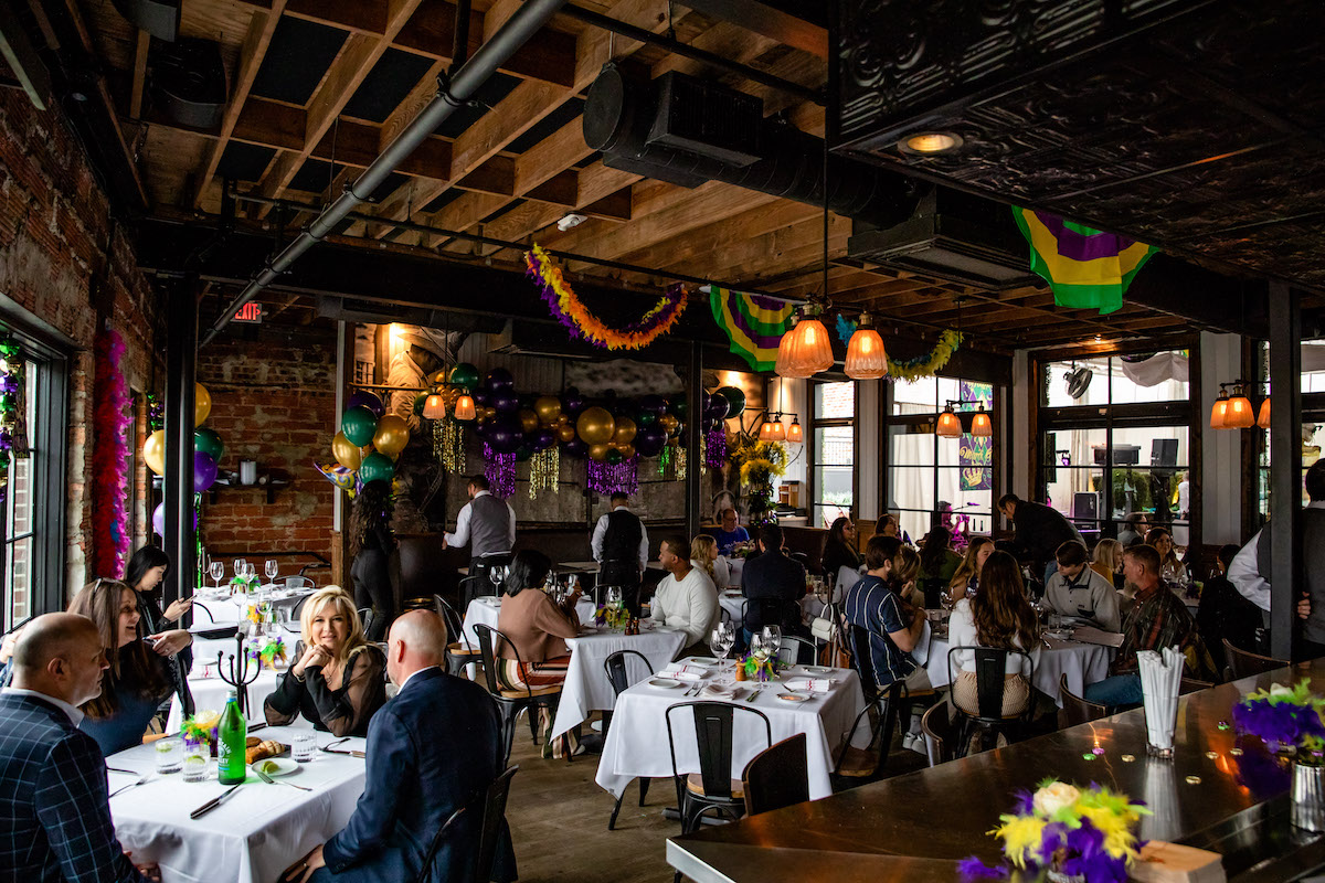 Mardi Gras festivities at B&B Butchers. | Photo by Kristen Gilliam