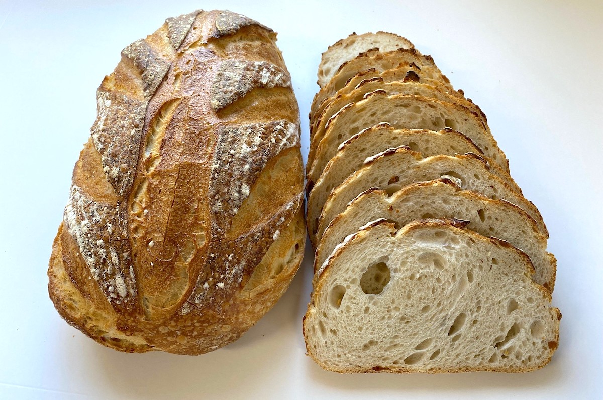 White sourdough bread at Bernhard’s German Bakery & Deli. | Photo by Bernhard Blecken 