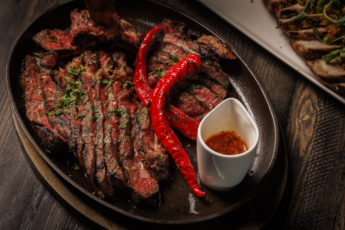 Bistecca alla fiorentina made with Heartbrand beef at the Saint. | Photo by the Saint