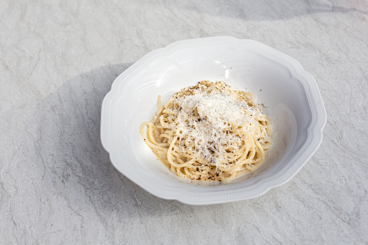 Cacio e pepe at Trattoria Sofia. | Photo by Berg Hospitality