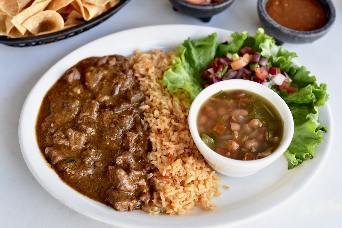 Carne guisada at Molina's Cantina. | Photo by Kimberly Park