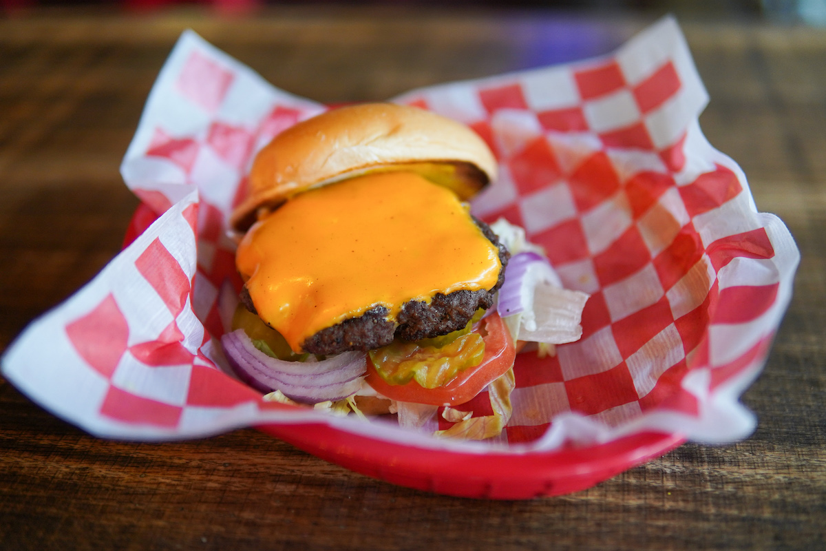 Classic cheeseburger at Lankford's. | Photo by Lauren Lutz