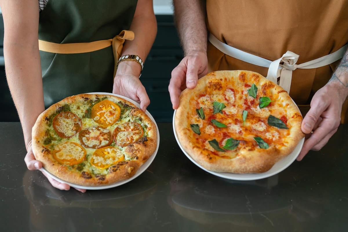 Making pizza on Chef'n It. | Photo by Behind the Apron Media