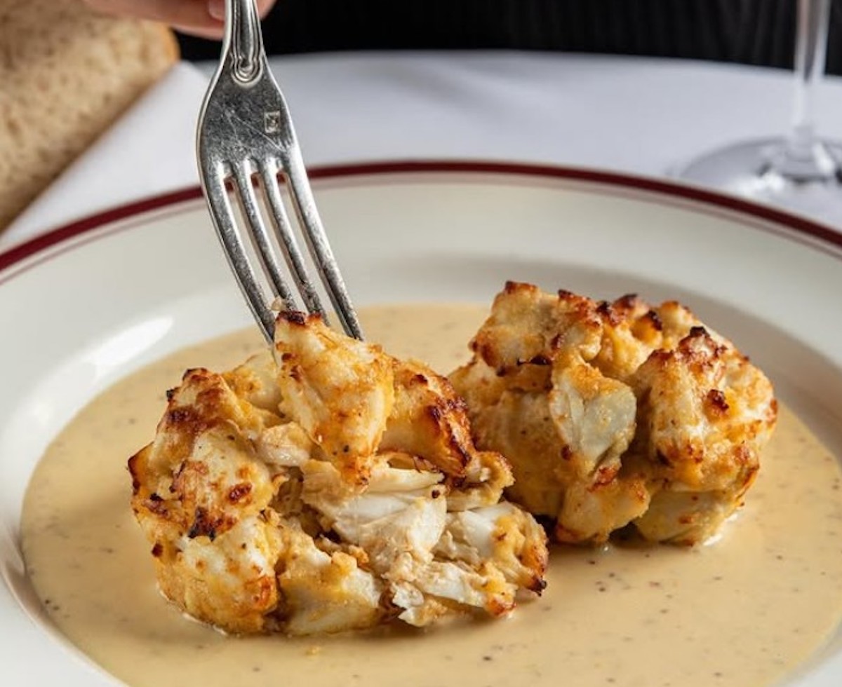 Crabcakes at Chops Lobster Bar. | Photo by Chops Lobster Bar