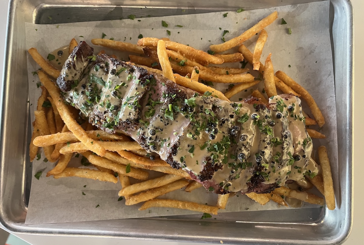 Get a special steak frites during the Stock Show this January. | Photo courtesy of Denver Milk Market