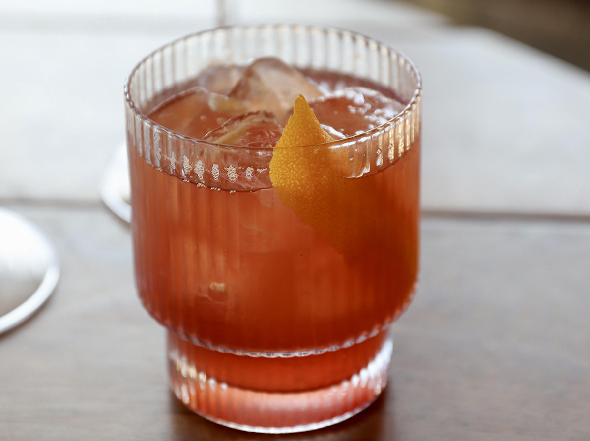 DryJanuaryDallas_Western Addition No-Groni_CourtesyofWesternAddition - DiningOut The No-groni at Western Addition restaurants, Il Bracco and Bobbie's Airway Grill. | Photo by Western Addition