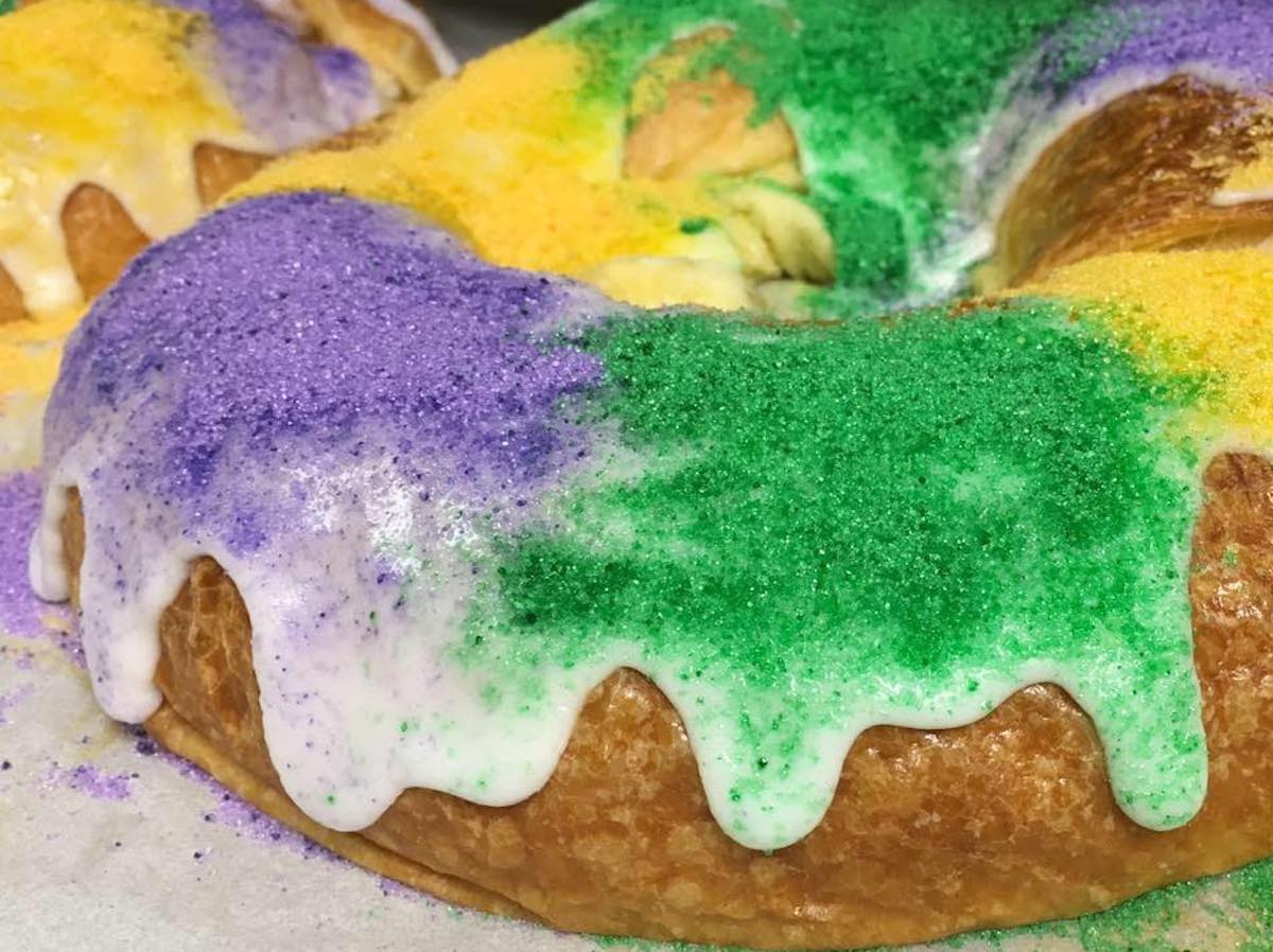 French Gourmet - DiningOut New Orleans-style king cake at French Gourmet Bakery. | Photo by French Gourmet Bakery