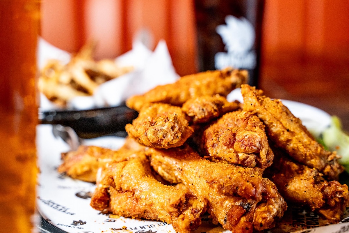 You can't miss with these chicken wings on game day. | Photo courtesy Golden Flame Hot Wings