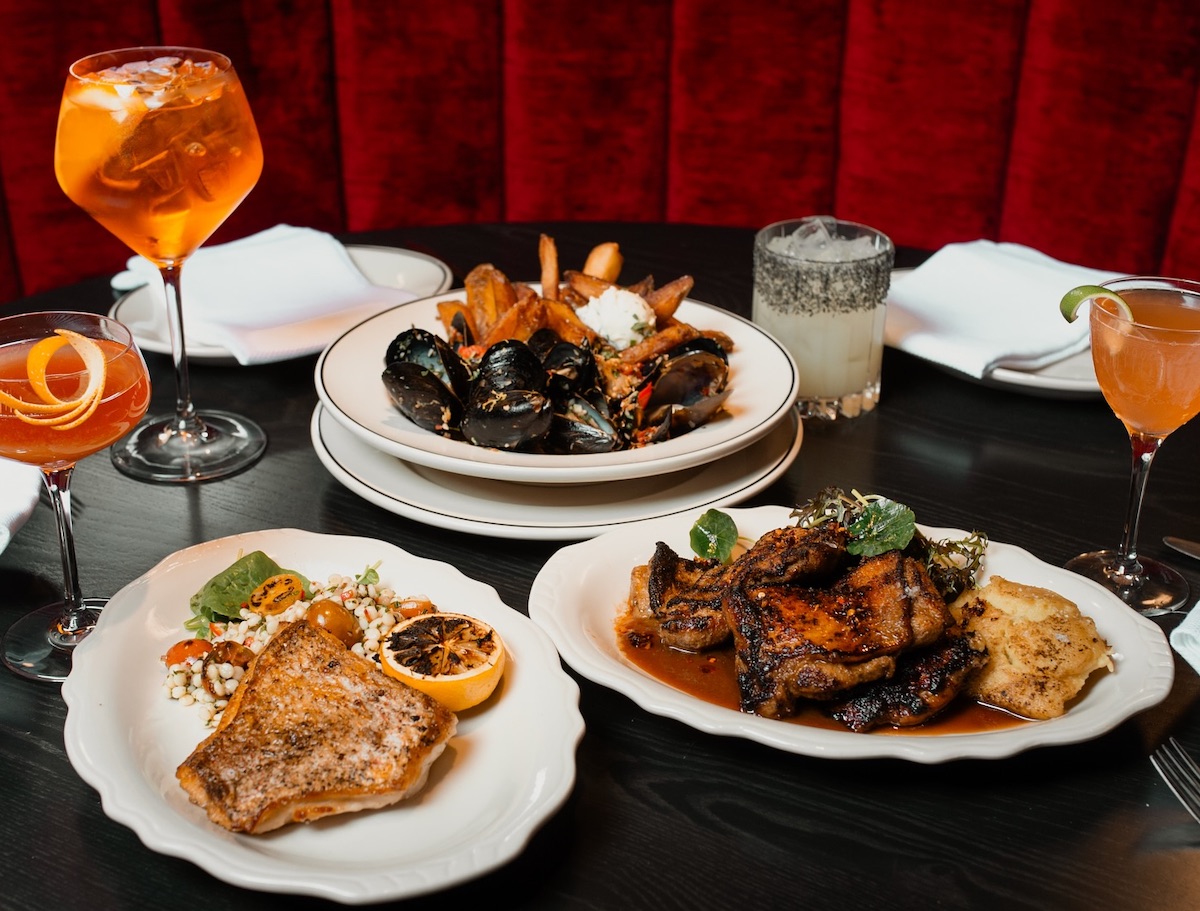 Goldies - DiningOut Mussels and other seafood dishes with cocktails at Goldie's. | Photo by Goldie's