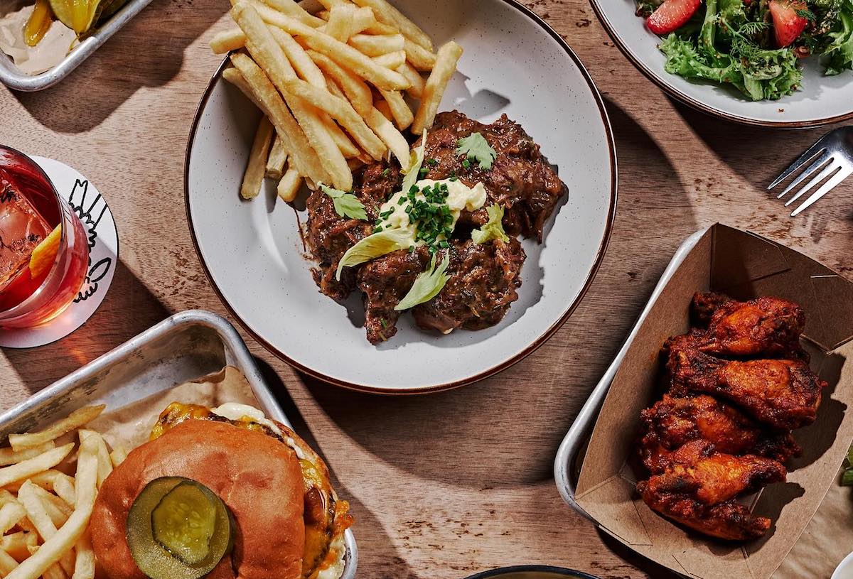 Comfort eats at Halfway Crooks Beer. | Photo by Halfway Crooks Beer