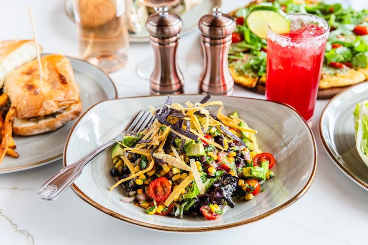 The avocado tostada salad at Hungry's. | Photo by Hungry's