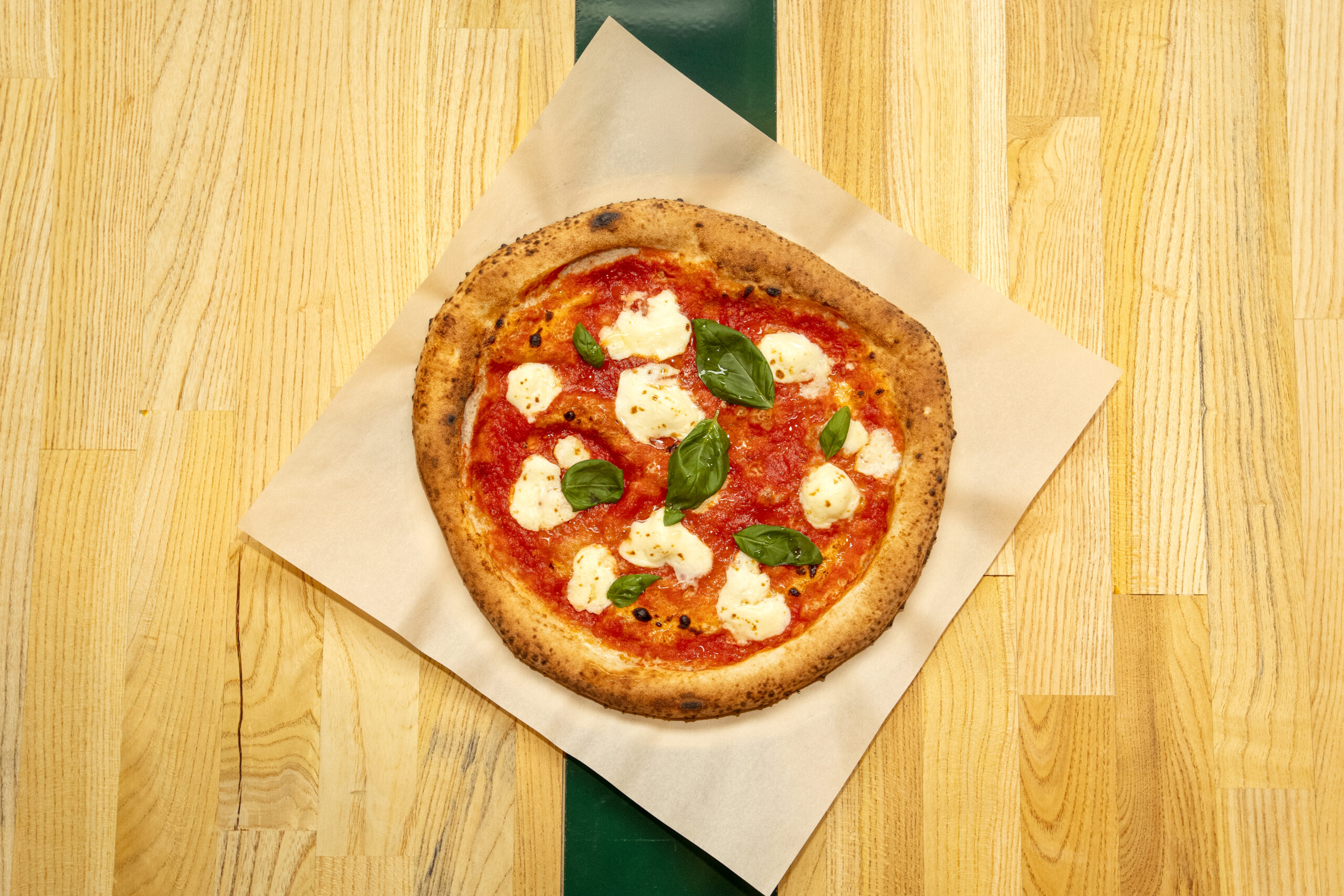 One of the pizzas at Moodswing, a new eater-tainment spot in Denver. | Photo courtesy of Moodswing