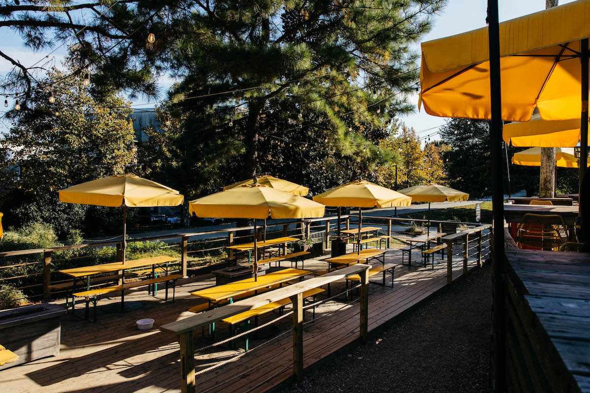 The patio at Ladybird Grove & Mess Hall. | Photo by Electric Hospitality