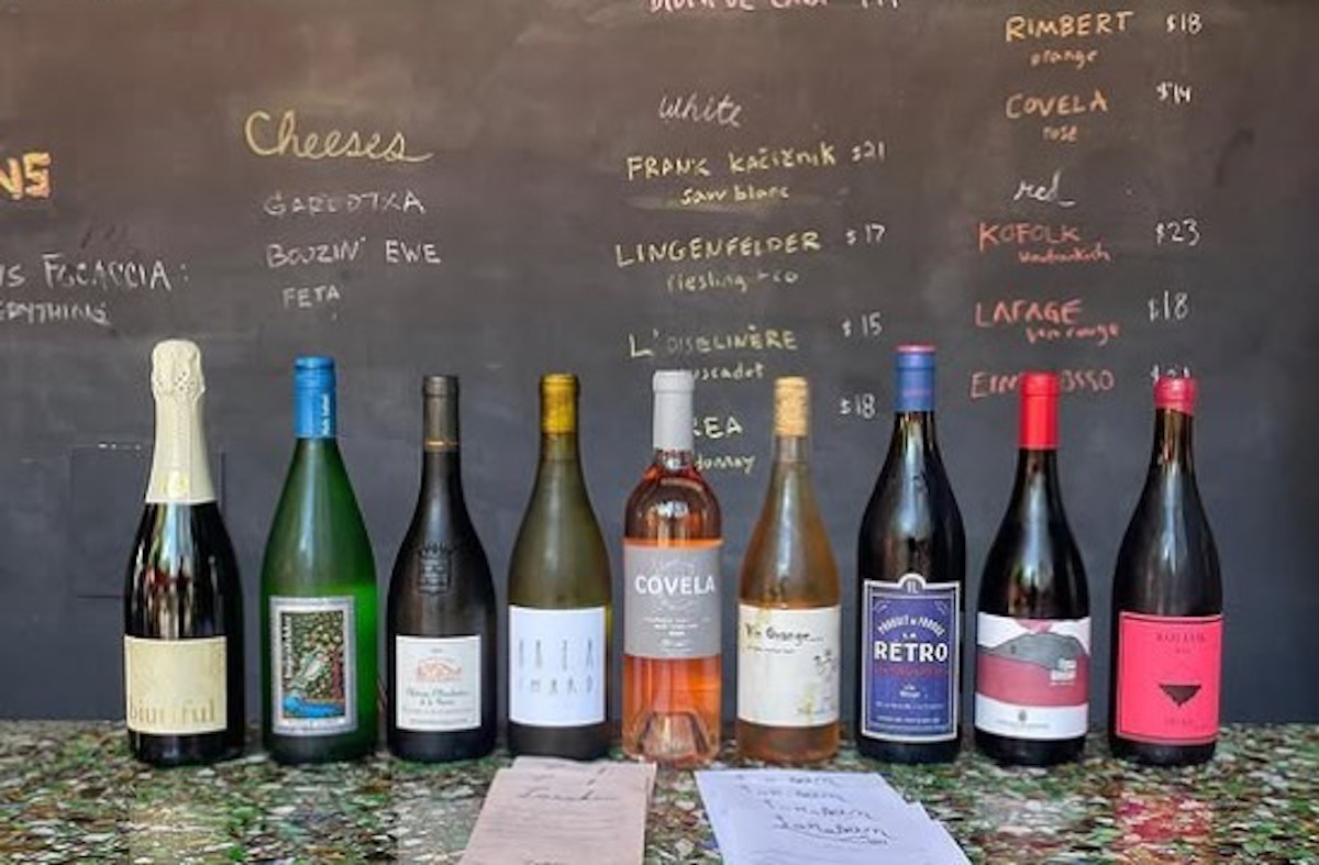 Wine selection at Larakin. | Photo by Larakin