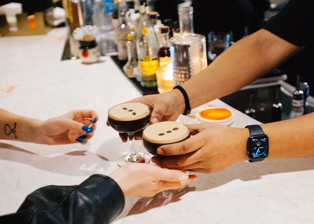 Lounge Here - DiningOut Espresso martinis at the Lounge Here. | Photo by the Lounge Here