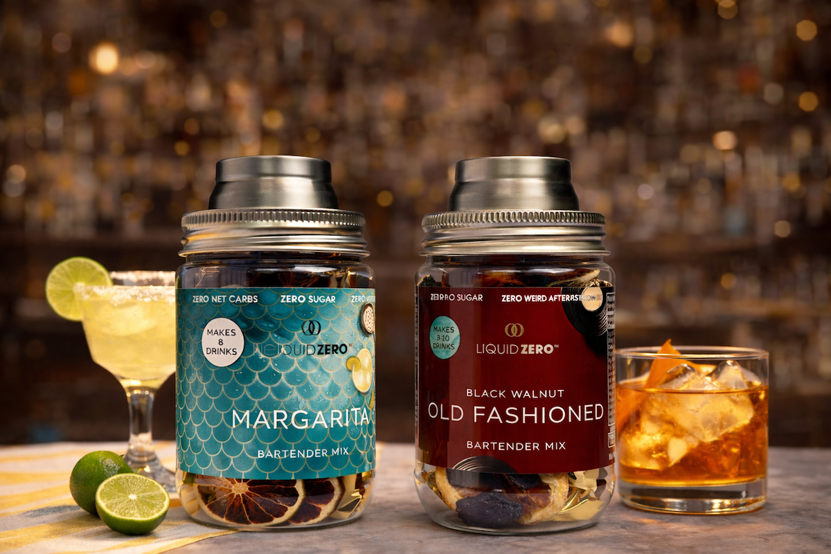  Liquid Zero's plastic containers can double as a serving glass. | Photo by Liquid Zero 