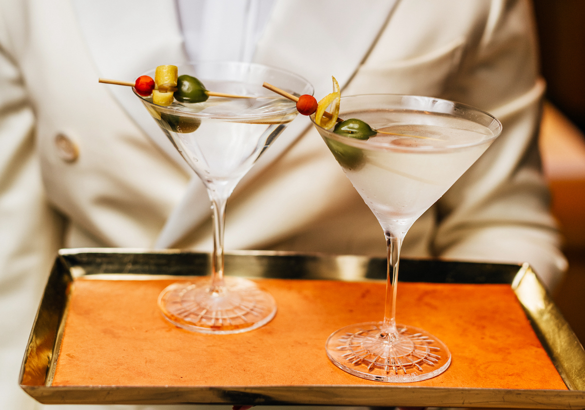 Martinis on special during the Golden Hour at the Marigold Club. | Photo by Alturo