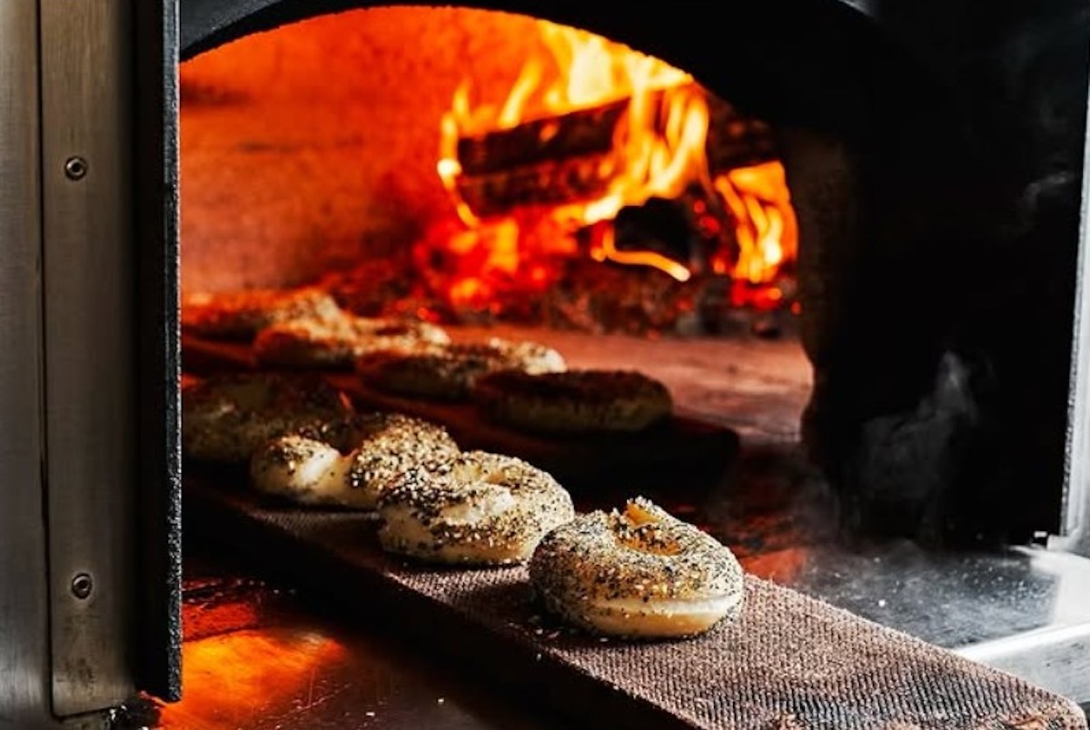 Montreal-style bagels at B-Side. | Photo by B-Side Decatur