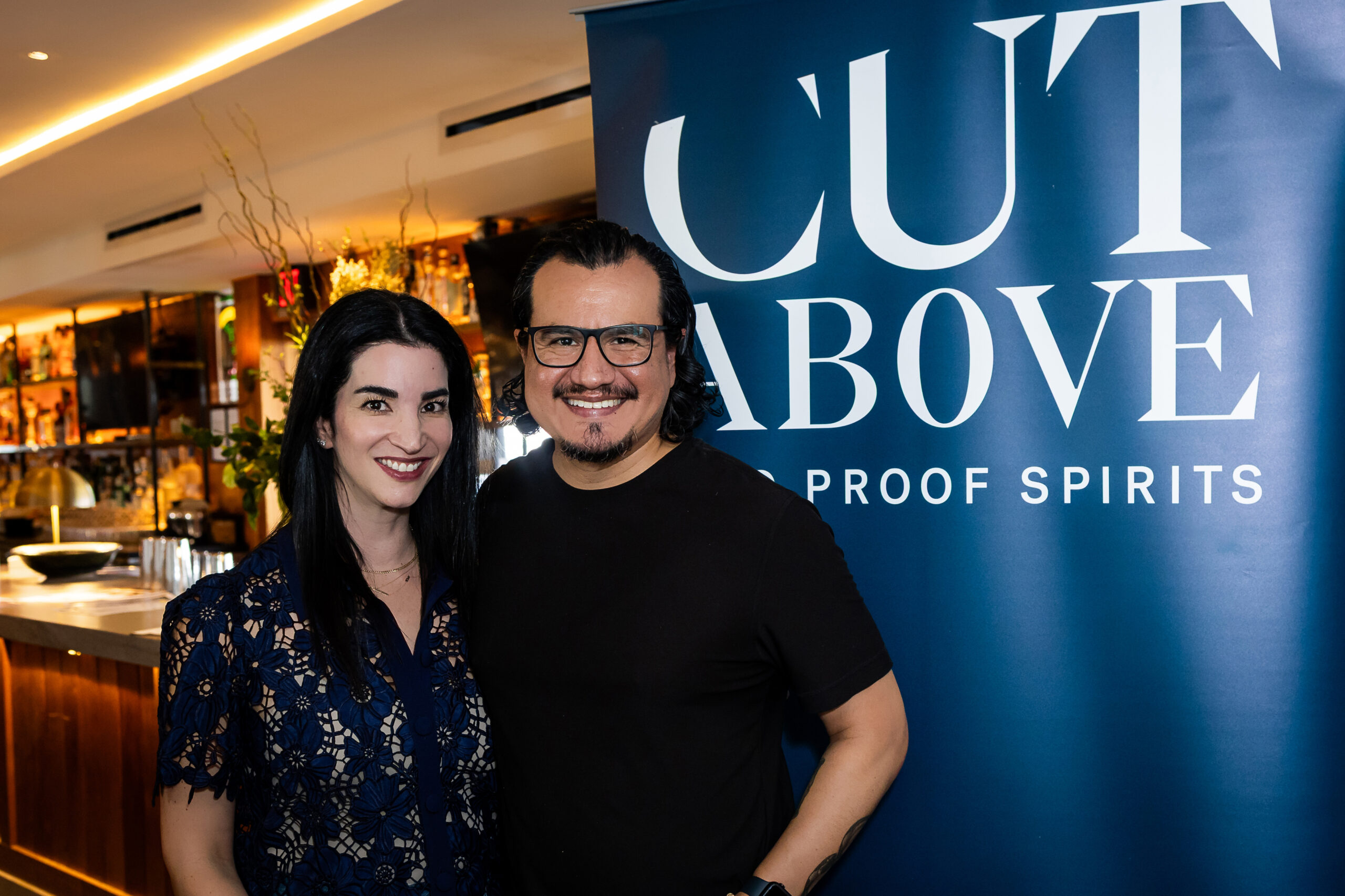 Andrew Solis and Blanca Silva-Solis, of Cut Above Zero Proof Spirits.| Photo by Cut Above