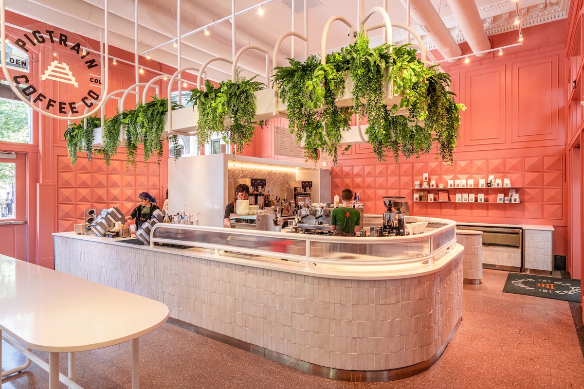 Pigtrain Coffee inside Denver's Union Station. | Photo by Joni Schrantz 