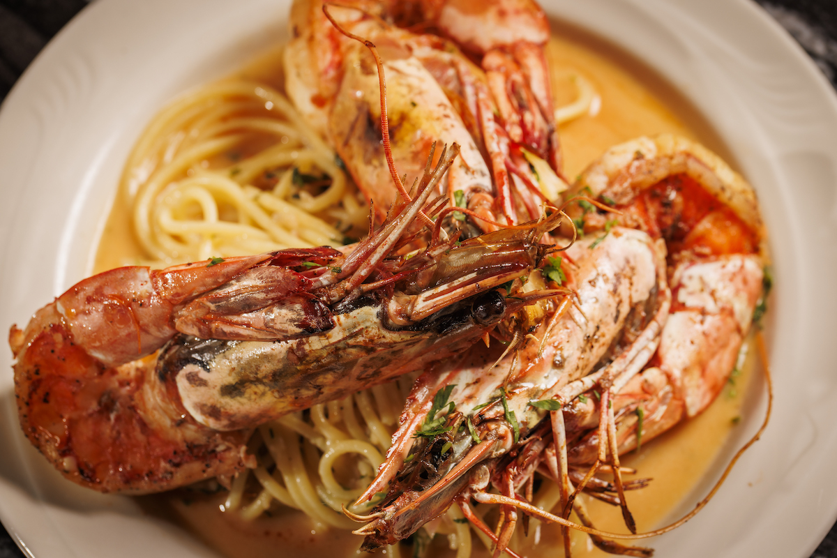 Prawn scampi at the Saint. | Photo by the Saint