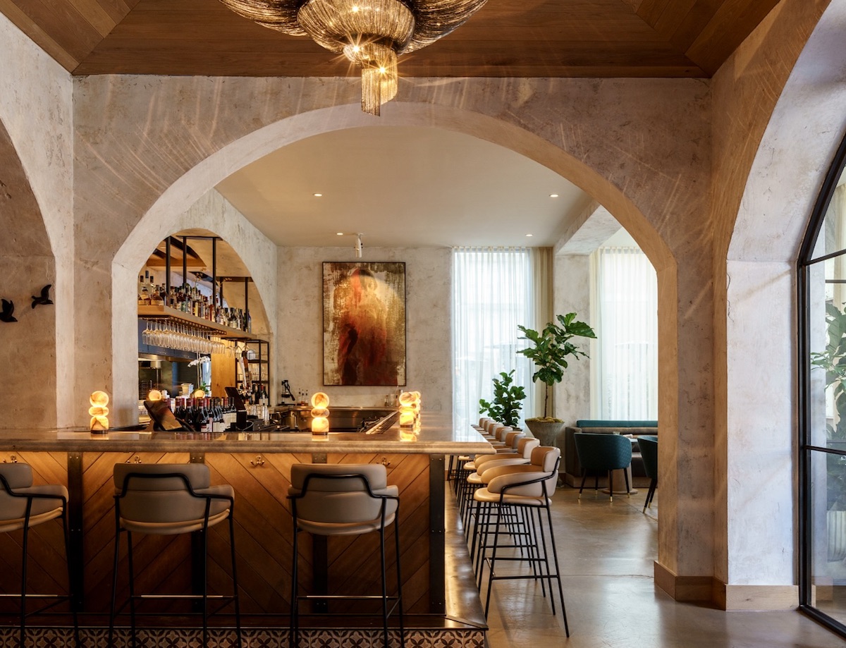 The dramatic dining room and bar at Rumi's Kitchen. | Photo by Rumi's Kitchen