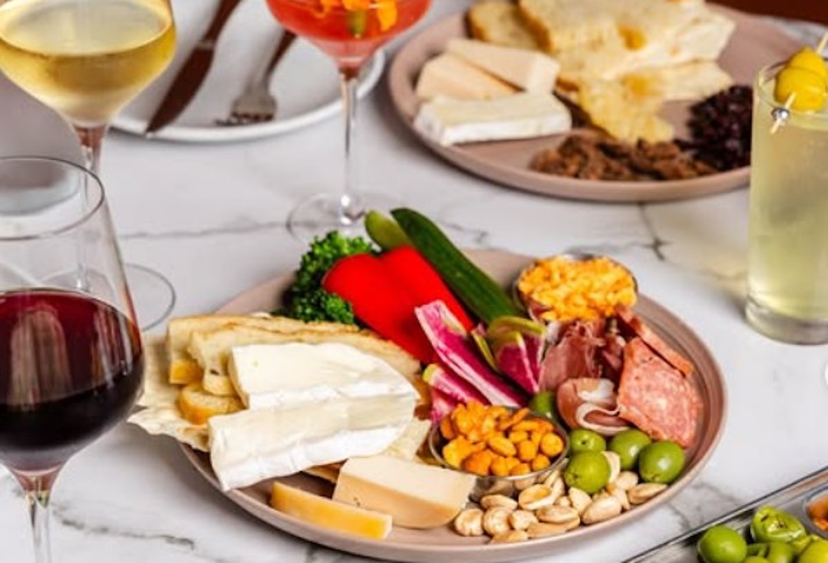 Wine, cocktais, and charcuterie at Side Saddle Wine Saloon. | Photo by Side Saddle Wine Saloon