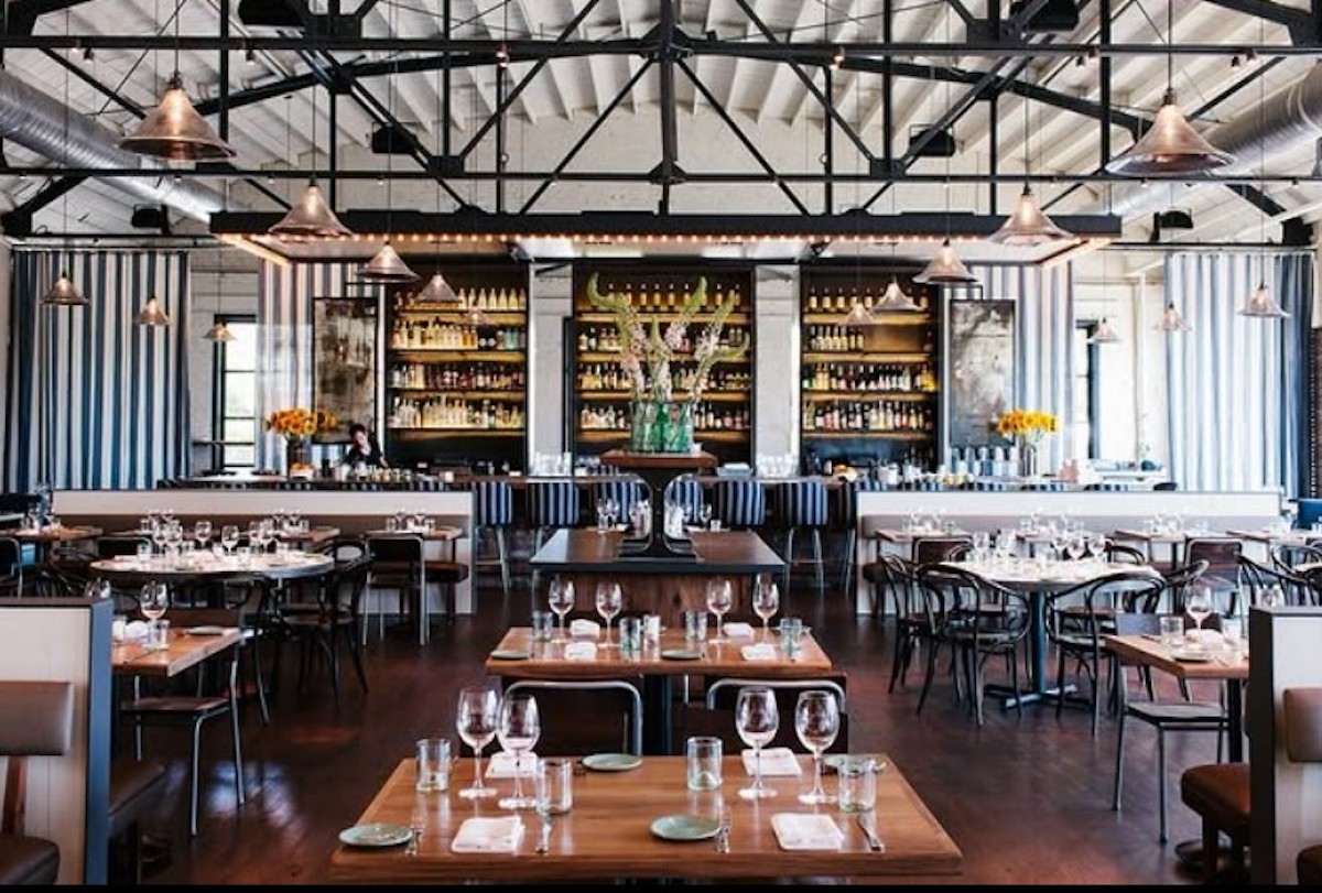 The dining room at the Optimist. | Photo by the Optimist