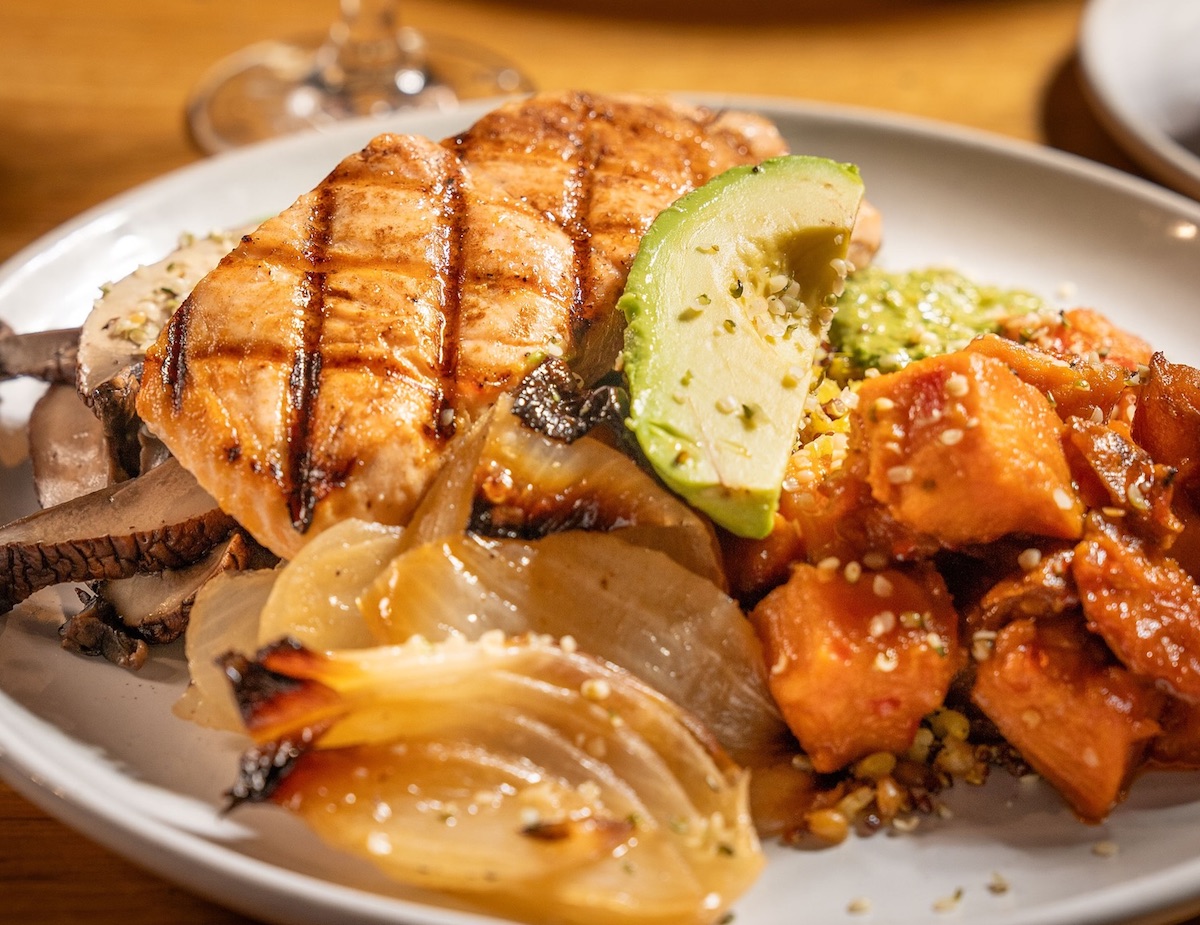 True Food Kitchen - DiningOut Ancient grain bowl with salmon at True Food Kitchen. | Photo by True Food Kitchen