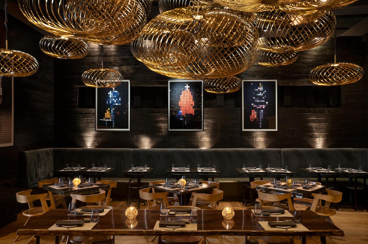The glamorous dining room at Umi. | Photo by Emily Andrews