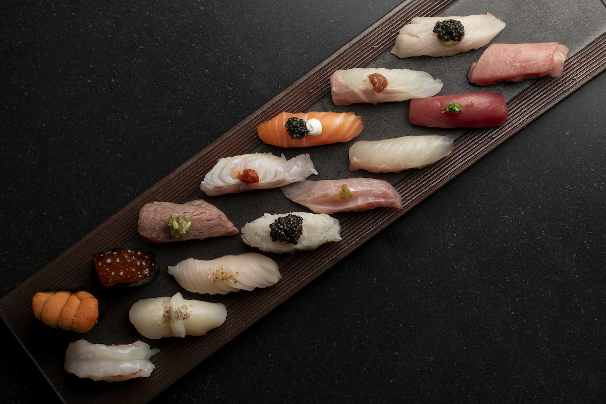 Assorted nigiri at Umi. | Photo by Lara Kastner
