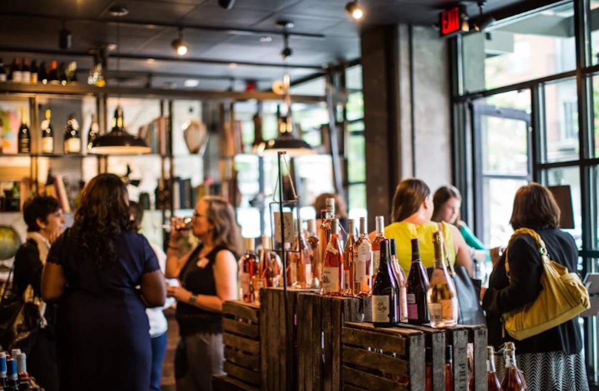 Tasting in session at VinoTeca. | Photo by VinoTeca