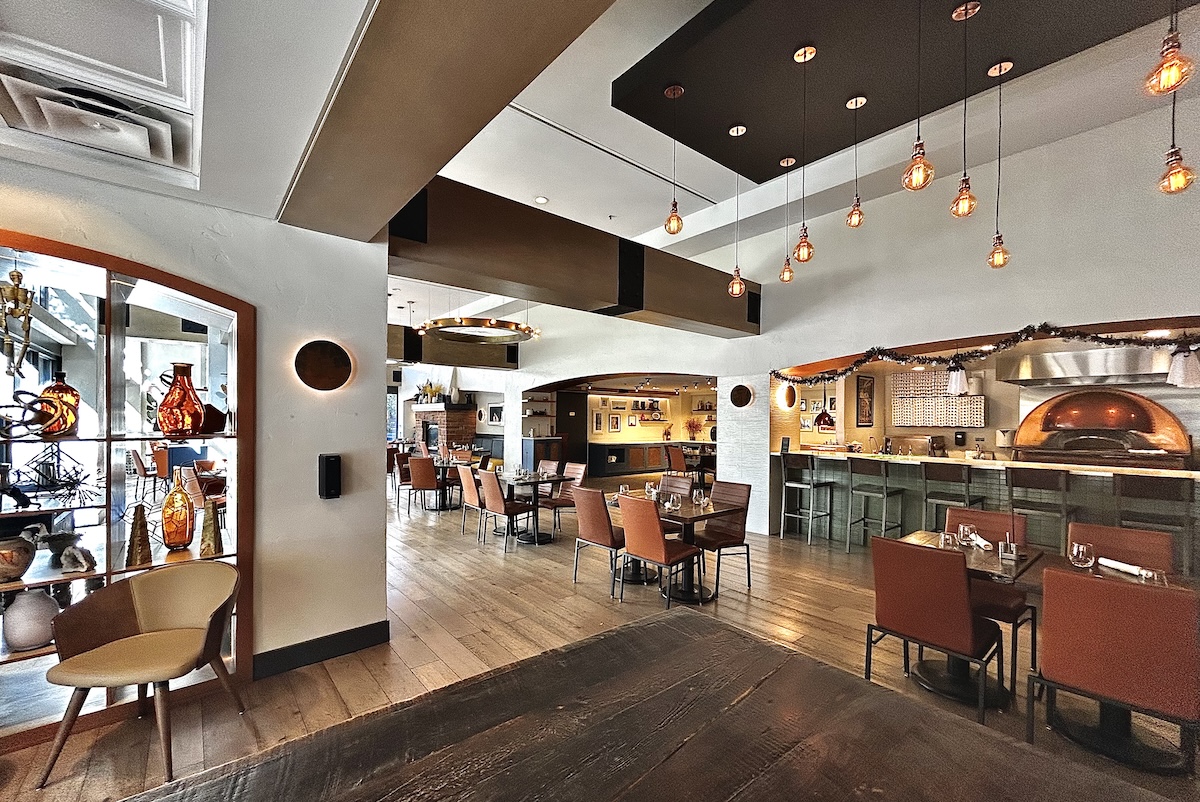 Inside Gattara's elegant hotel dining room. | Photo by Gattara