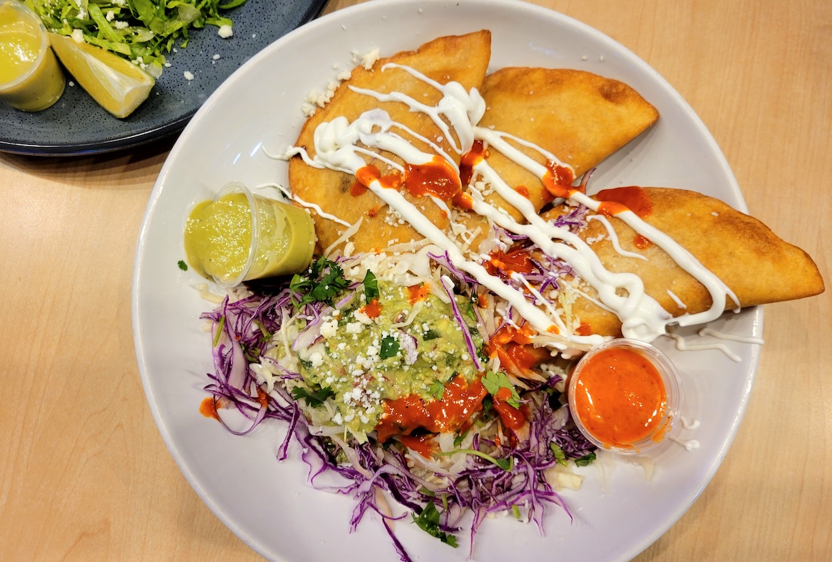 Mexican empanadas are on the menu at Maiz y Fuego in Aurora. | Photo by Linnea Covington