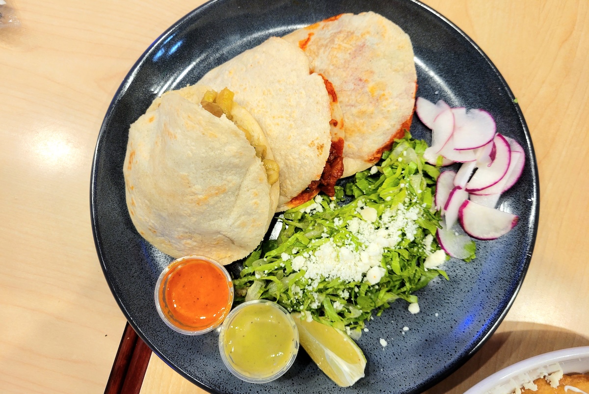 Gorditas at Maiz y Fuego in La Plaza Colorado. | Photo by Linnea Covington