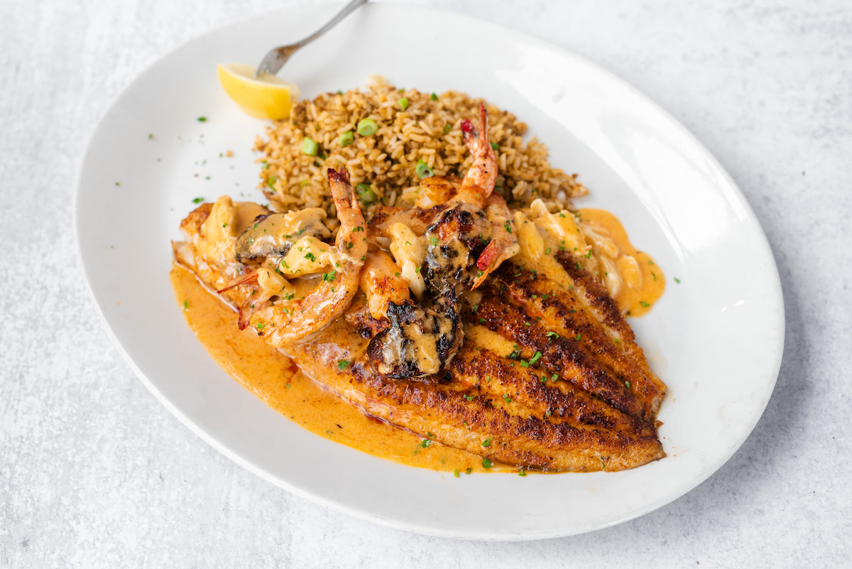 Catfish Opelousas at Pappadeaux. | Photo by Shelby Tsika