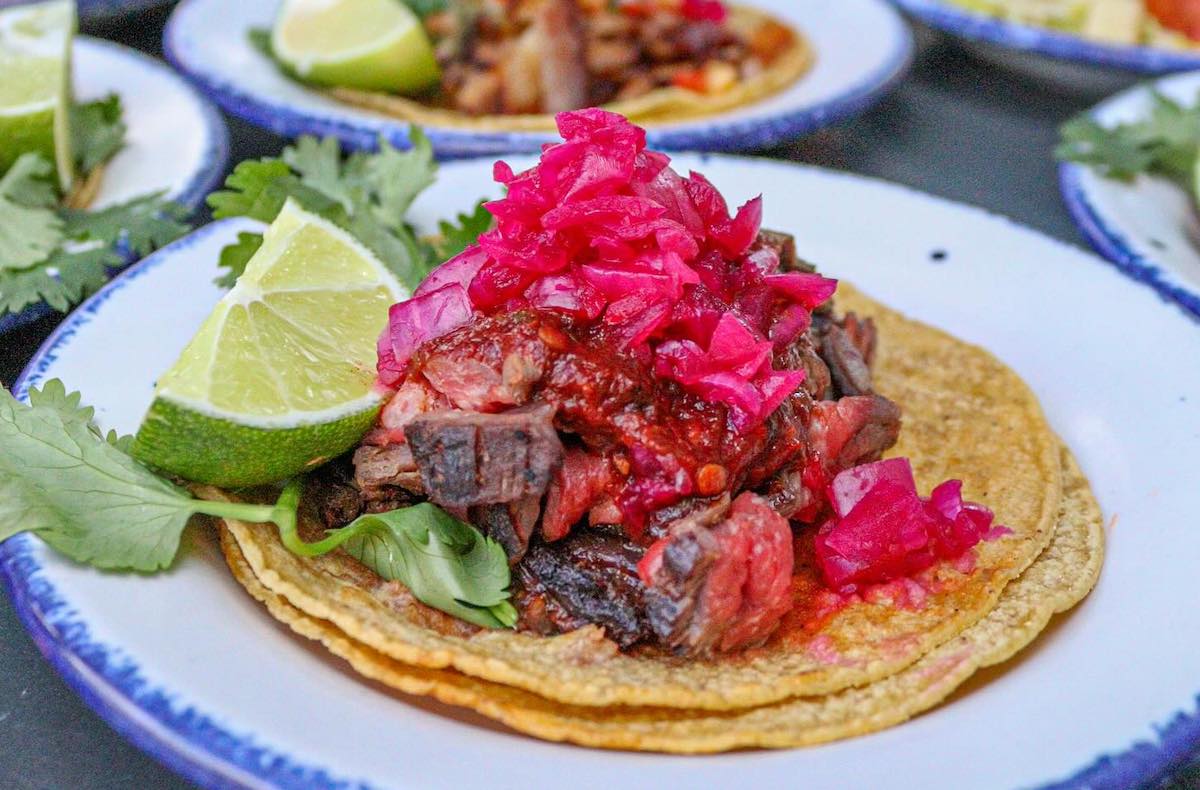 Botica - DiningOut Carne asada taco at Botica. | Photo by Botica