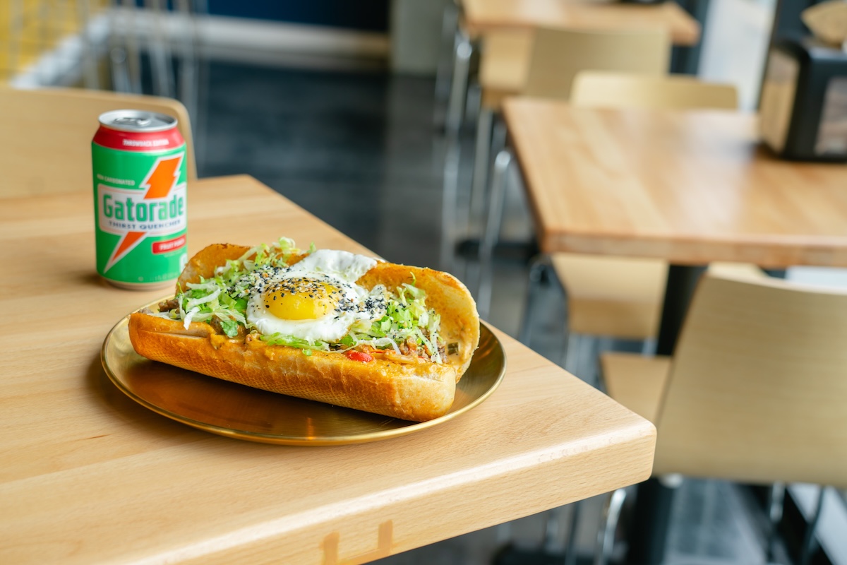 The famous Chopped Cheese at Odie B's. | Photo by Behind the Apron Media