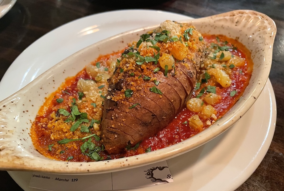 Coperta_sweet_potato_arrabbiata_by_Ruth_Tobias - DiningOut The Sweet Potato Arribbiata at Coperta. | Photo by Ruth Tobias