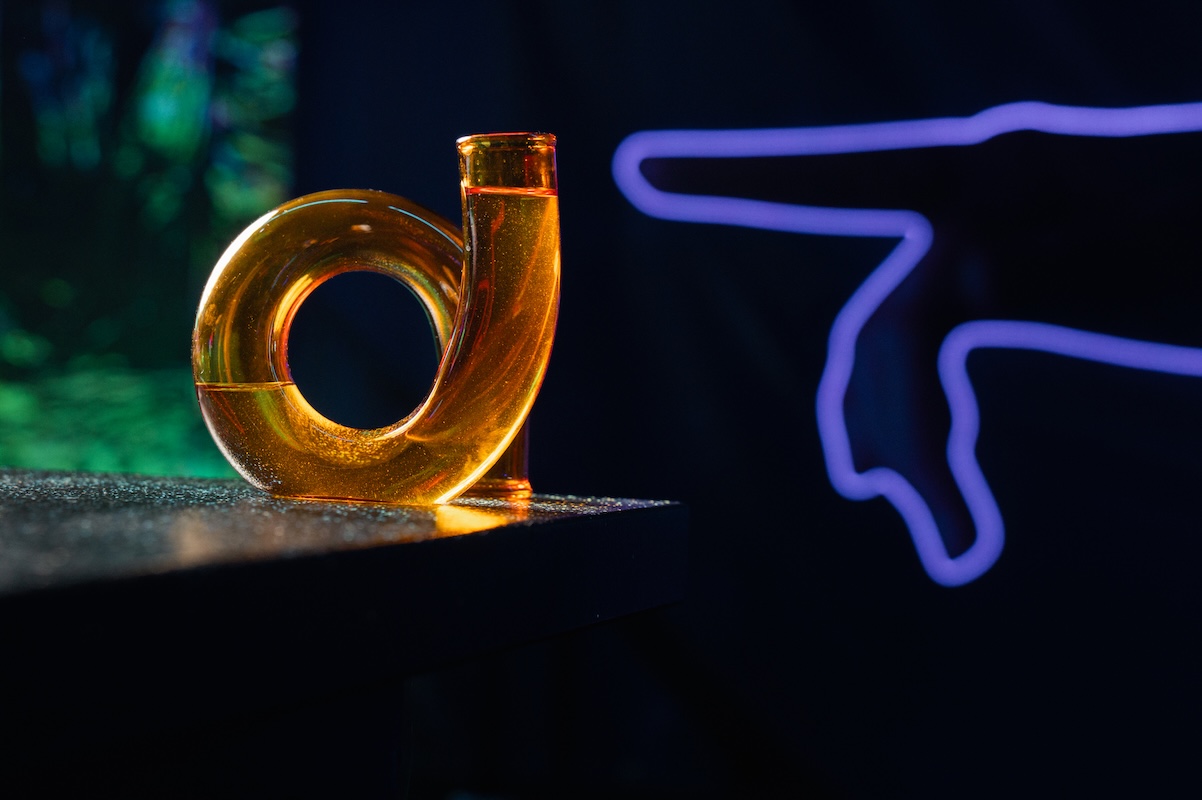 Cyberpunk Punch is as fun to drink as it is to look at. | Photo by Jeff Fierberg