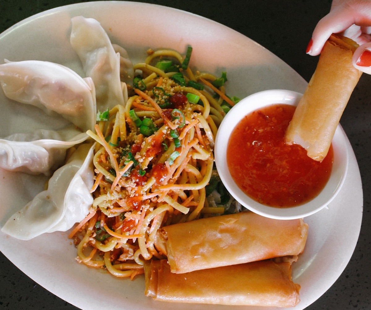 A sampler platter a Doc Chey's Noodle House. | Photo by Doc Chey’s Noodle House