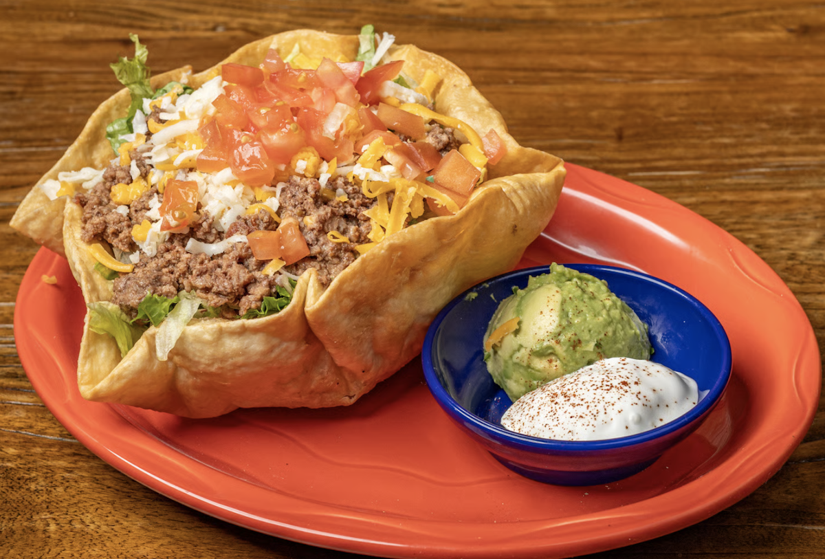 The taco salad at E-Bar Tex-Mex. | Photo by E-Bar Tex-Mex