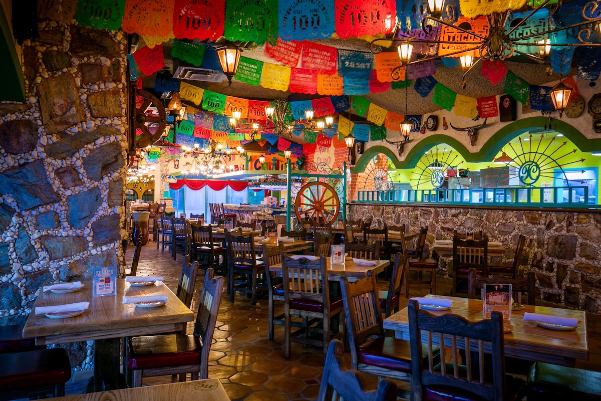 The festive dining room at El Tiempo. | Photo by El Tiempo