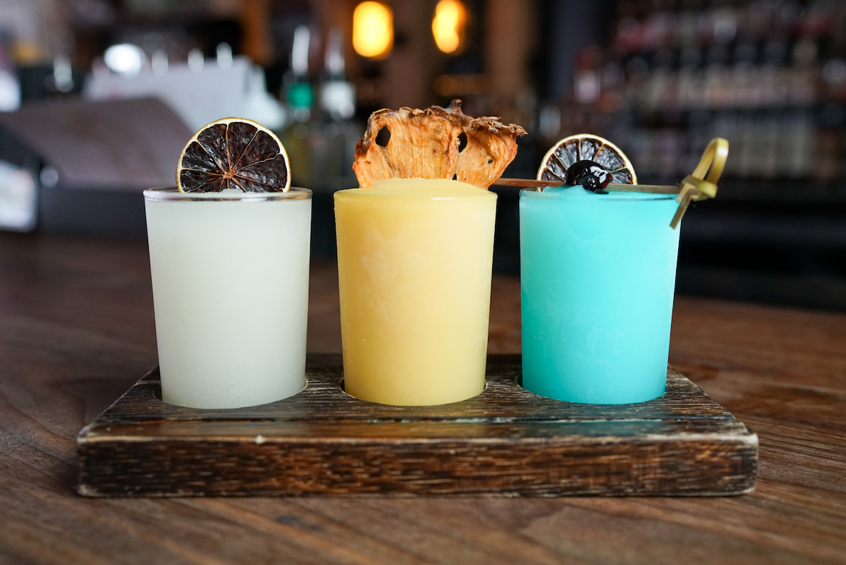 Frozen Flight-Eight Row East 1 - DiningOut Frozen cocktails at Eight Row Flint. | Photo by Agricole Hospitality