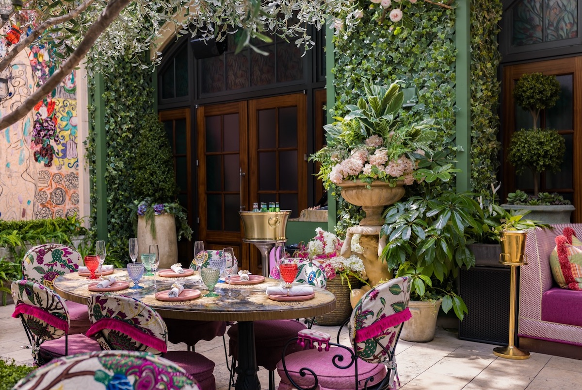 The lush surroundings at the Garden Room. | Photo by the Garden Room