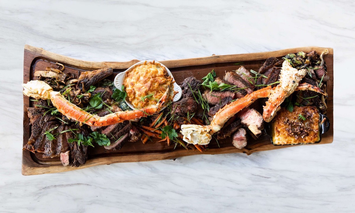 A Baller Board featuring surf and turf highlights at Georgia James. | Photo by Georgia James