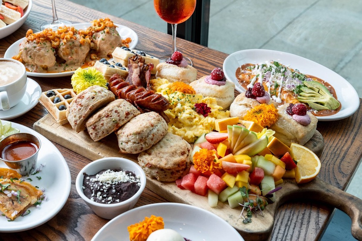 The immense breakfast board at Homestead Kitchen & Bar. | Photo by Homestead Kitchen & Bar