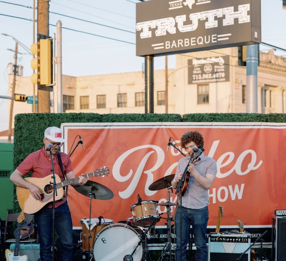 A live band takes to the stage at Truth BBQ during the Garden & Gun Rodeo Smoke Show. | Photo by Garden & Gun