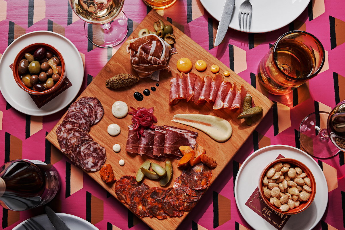 Happy hour charcuteria at Iberian Pig. | Photo by Andrew Thomas Lee
